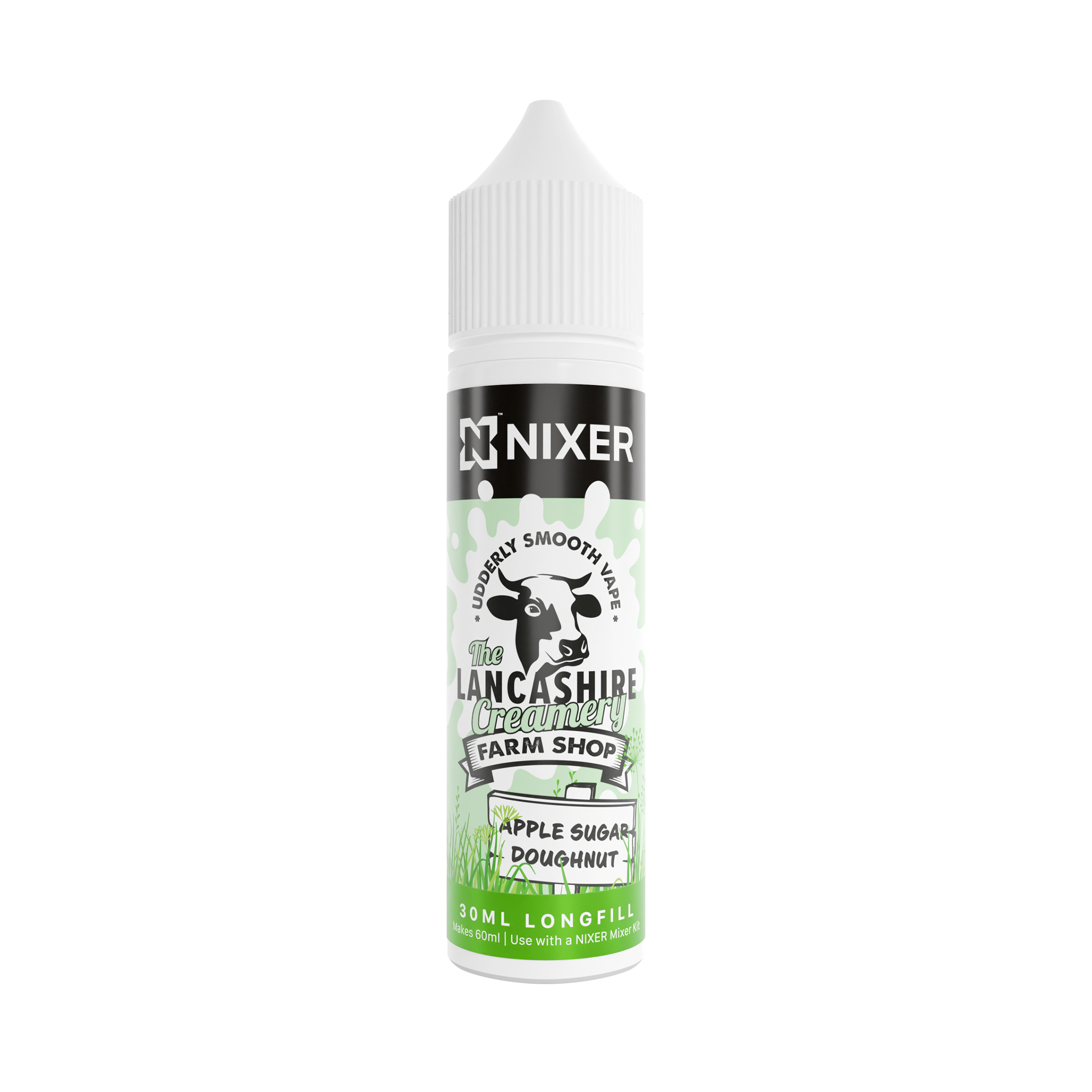 NIXER Bar, Fusion - The Lancashire Farm Shop Apple Sugar Doughnut (Longfill)